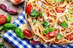 61 Spaghetti mit Rinderhackfleischsauce